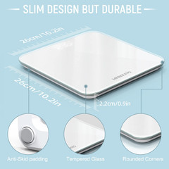 Scale for Body Weight, High Accuracy Bathroom Digital Scales, Bluetooth Weighing