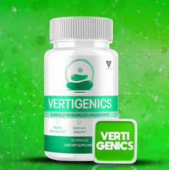 (2 Pack) Vertigenics Brain and Nootropic Supplement Vertigenix (120 Capsules)