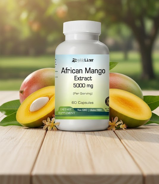 African Mango Extract Capsules 5000mg Serving – High Strength
