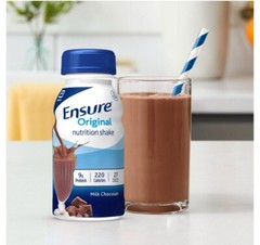 Ensure Original Nutrition Milk Chocolate Shake 8 fl.oz. 16 pk~27 Vit. &16g Protn