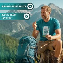 Omega 3 Fish Oil 4800 mg – EPA 1728 mg | DHA 1152 mg from Wild-Caught Anchovies