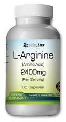L-Arginine Nitric Oxide Booster Capsules 2400mg Per Serving , In Stock