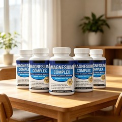 5x Magnesium 8 in Complex 1 1000mg & Combo Sugar Blend Supplement Blood 90Caps