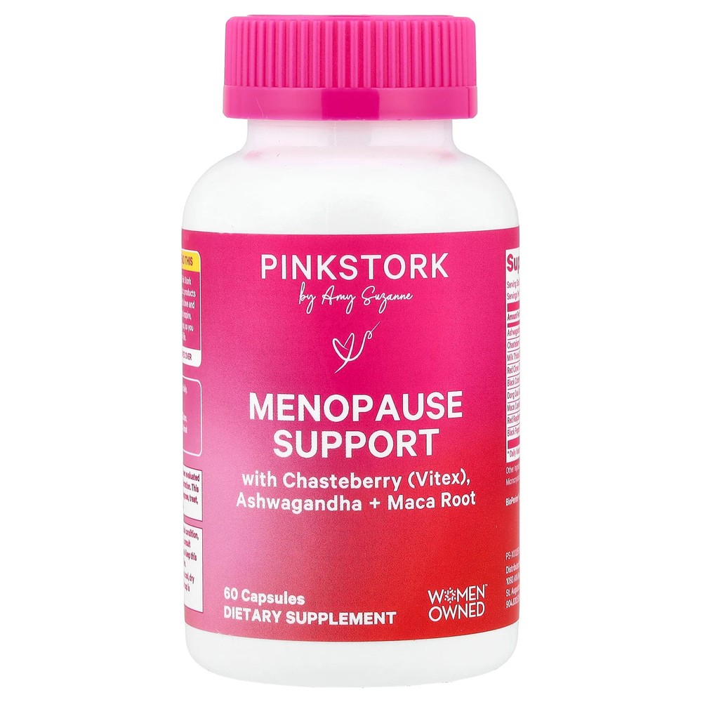 2 X Pink Stork, Menopause Support, 60 Capsules