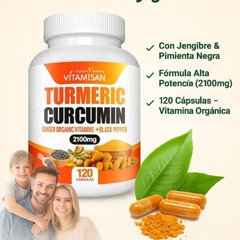 TURMERIC 95% CURCUMIN EXTRACT TUMERIC BLACK PEPPER ANTIOXIDANT BEST 240 caps