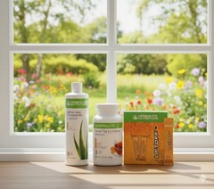Herbalife Peach Tea 3.6 oz+Mango Aloe Pint+30 Ignite-Me Orange Liftoff Sticks