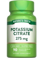 Nature’s Truth Potassium Citrate Supplement | 275mg | 90 90 count (Pack of 1)