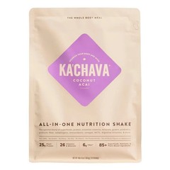 KaChava Meal Replacement Powder Protein Shake, Coconut Acai 30 Servings 4.16 LB