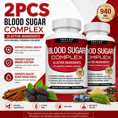 Blood Sugar Complex Supplement – Supports Wellness Blood Sugar Levels 60