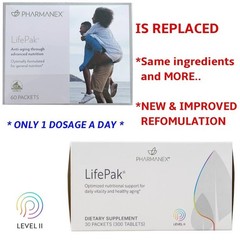 Nu Skin NuSkin Pharmanex Lifepak Anti Aging – TABLETS – 09/2027