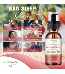 Magnesium Liquid Spray/400mg/Nature Strawberry Flavor/2 fl. oz/2 Pk./BB 01/2026