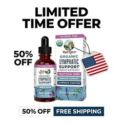 MaryRuth’s Lymphatic Relief Herbal Blend Liquid Drops – High Quality USDA Organi