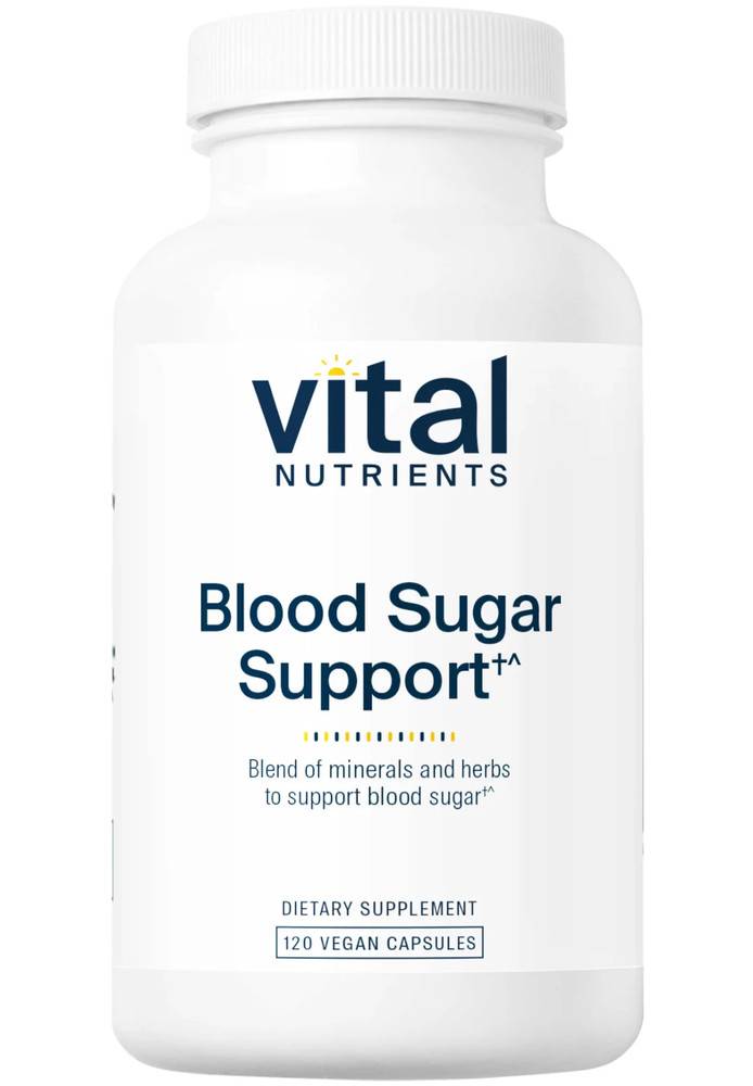 Vital Nutrients, Blood Sugar Support, 120 Vegan Capsules Exp: 07/2028 FREE SHIP