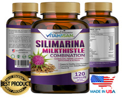 Cps of Cardo Mariano, Milk Thistle Silimariano, Detoxifies Regenerates organic o