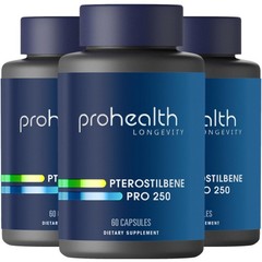 Pterostilbene Supplement (250mg, 60 Capsules) | 60 Count (Pack of 3)