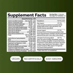 Multivitamin for Men’s Health Support Biohacking ALL HE REALLY NEEDS EXP 05/2026
