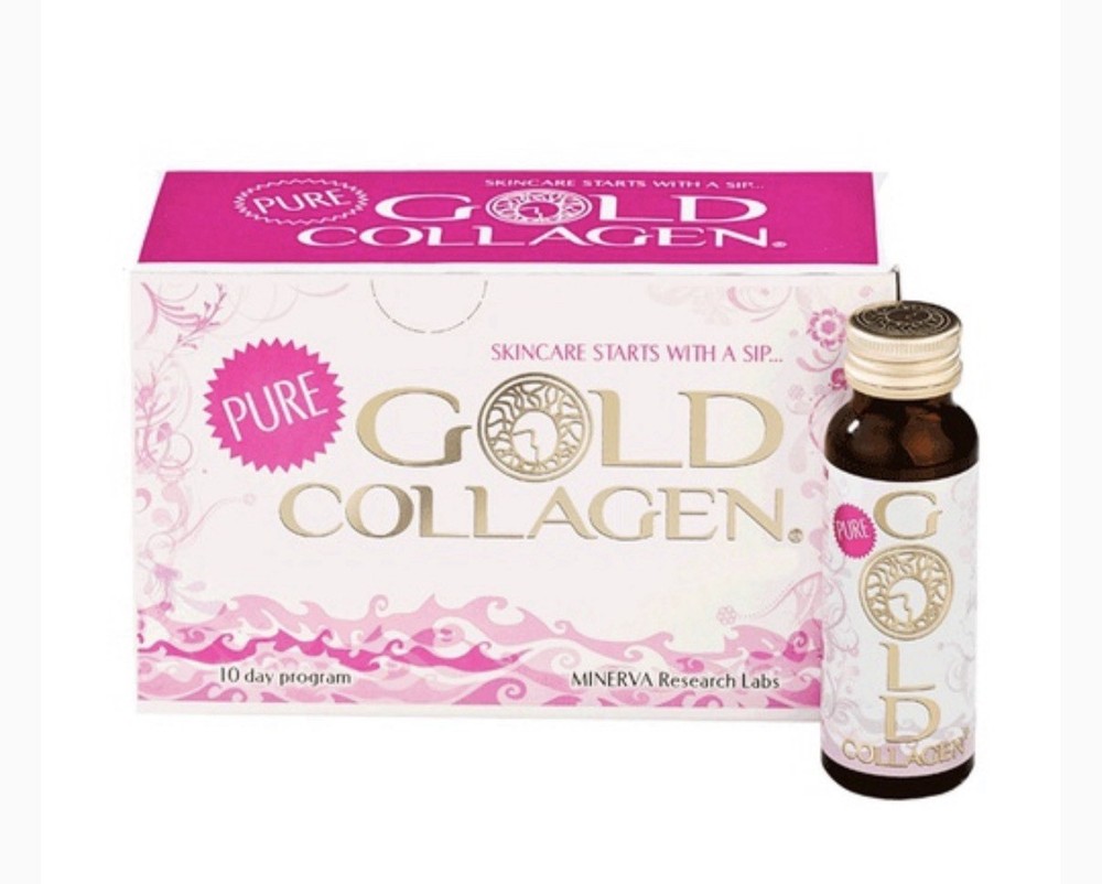 Gold Collagen Pure Plus Liquid Supplement 10x50ml New Sealed