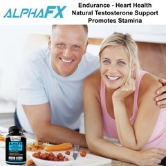 AlphaFX Men’s Testosterone Booster, Estrogen Blocker, Energy, Libido, 90 Capsule
