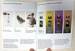 New AG1 Green Drink Next Generation Gen Nutrition 15-Page Book Booklet Pamphlet