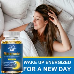 (2 Pack) Sleep Support Capsules Improve Sleep Quality Relieve Stress Sleep