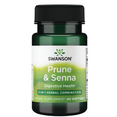 Swanson Prune and Senna 60 Softgels