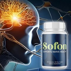 1-3PK SofSofonfon Nerve Health Supplement 60ct Supports Nerve Function-New