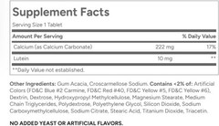 Lutein 10 mg Tablets, 60 Count