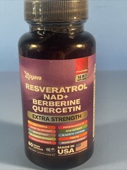 Zoyava Resveratrol Anti-Aging, Antioxidants, Brain Support Berberine EXP 07 2027
