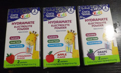 NEW 3x Guru Nanda Kids Electrolyte Powder Apple Grape Strawberry 6 Packs Total
