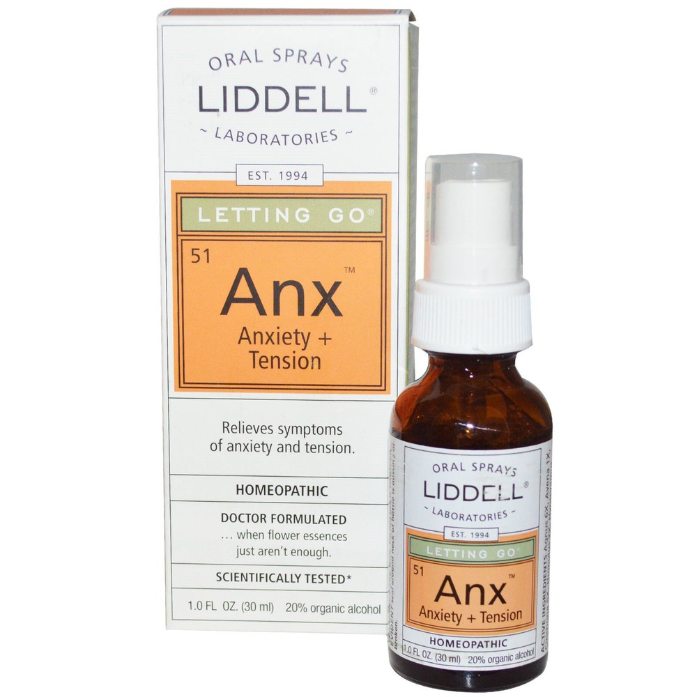 Liddell Homeopathic Letting Go Anxiety 1 Oz