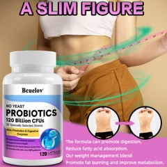 Probiotics 120 Billion CFU Capsules – Supports Digestive And Gut Health