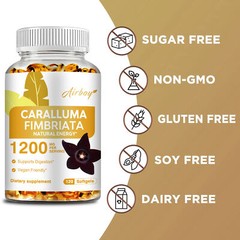 Caralluma Fimbriata Capsules 1200mg -Appetite Suppressant,Weight Loss Supplement