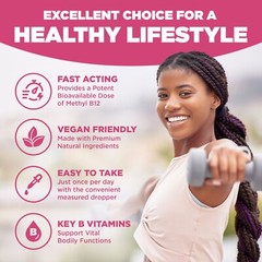 Essential B Complex – Vegan Vitamin B-Complex Sublingual Liquid Drops (2oz/60ml)