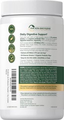 Probiotic and Prebiotic Powder | 4.76 Oz | 20 Billion CFU | by Carlyle