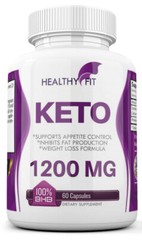 6 X KETO BHB 1200mg PURE Ketone FAT BURNER Weight Loss Diet Pills Ketosis