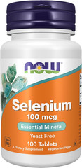 NOW Supplements, Selenium (L-Selenomethionine) 100 Mcg, Essential Mineral*, 100