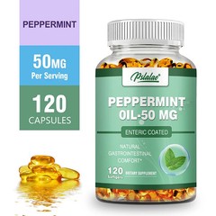 Peppermint Oil 120pcs – Supports Normal Intestinal Function, Promotes Digestion