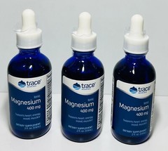 Trace Minerals Research Ionic Magnesium 2 Oz 400 mg ✅3 PACK