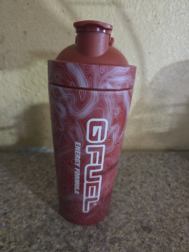 G FUEL LIMITED EDITION Outlaw Shaker Cup 16 oz Topographic Pattern Bottle Gym