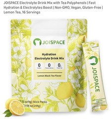 Joispace Hydration Electrolyte Drink Mix Lemon Black Tea. EXP :October 20-2026