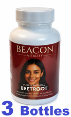 Organic Beetroot Capsules – Premium Quality Ingredients – USA Facility – 3 Month