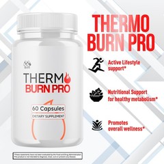 (2 Pack) Thermo Burn Pro Advanced Energy & Fitness Formula ThermoBurnPro 120Caps