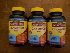 3-Nature Made Cholestoff Plus 900mg – 100 Softgels Each Bottle 300 Total.