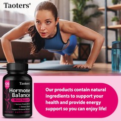 Women Hormone Balance Supplement Mood Support Energy Estrogen Boost 120 Capsules