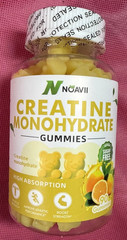 Creatine Monohydrate Gummies for Men & Women, 90ct Orange (Noavii)