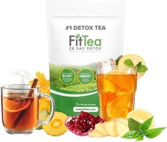 The Fit Tea 28 Day Detox Tea – Detox Cleanse Tea for Women and Men – Clinica…