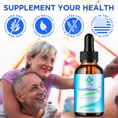 (2 Pack) BreathEaseX Drops Advanced Lungs Support Breath EaseX 60 Servings