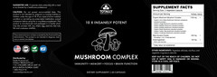 Mushroom Complex Immune Support & Cholesterol Control Heart Supplement 60 Caps