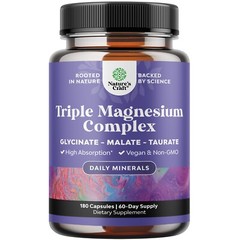 Triple Magnesium Complex Elemental – Magnesium Glycinate Malate Taurate
