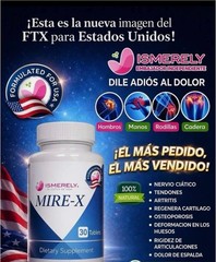 Ismerely 2 pack Mire-x 60 caps; dolor de articulaciones,ciatica, rodillas,cadera